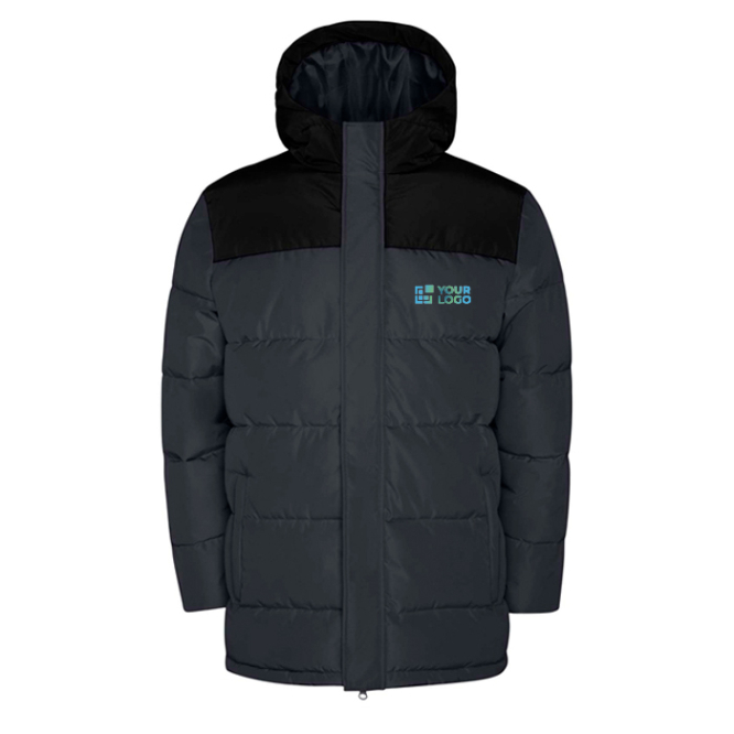 Children's padded polyester jacket with elasticated cuffs, Roly 
