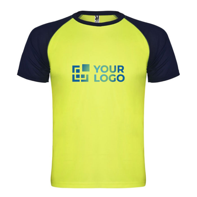 Unisex short-sleeve sports polyester t-shirt 140 g/m², Roly 