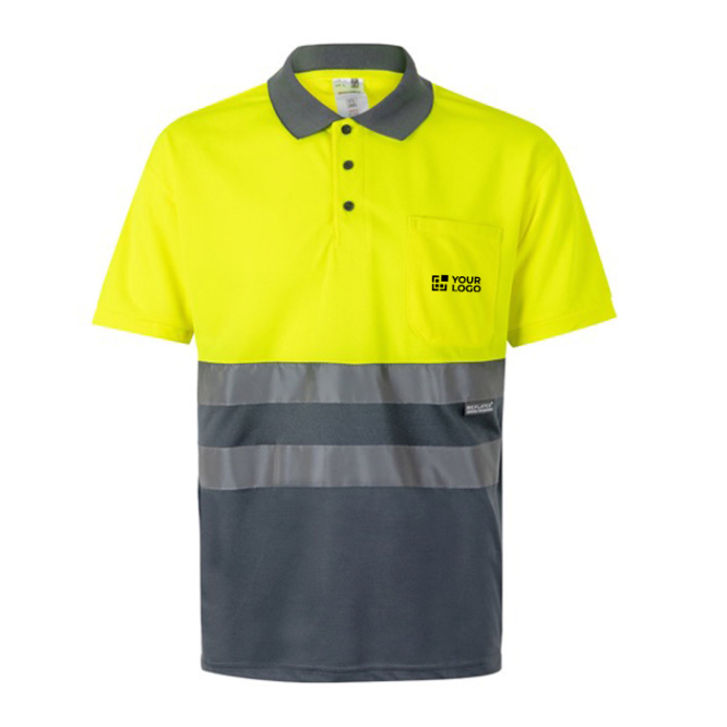 High-visibility short-sleeve work polo – 160 g/m2 
