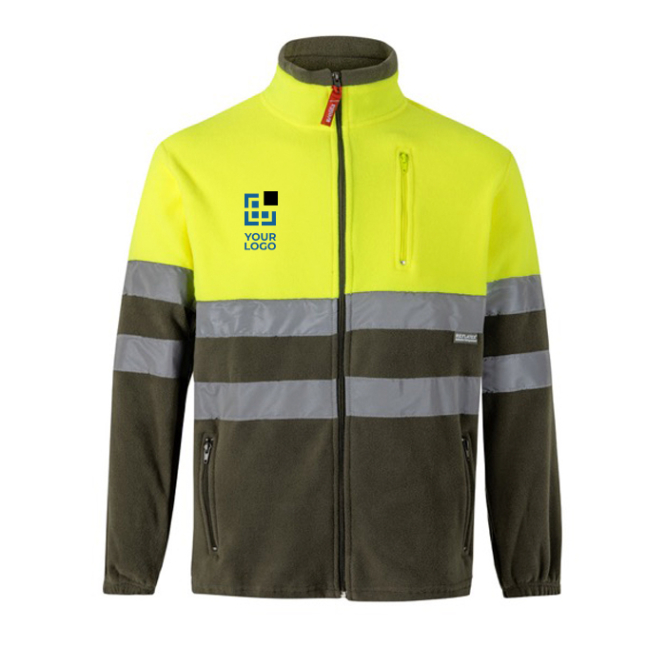 Softshell jacket, reflective, polyester and elastane, 280 g/m2, 