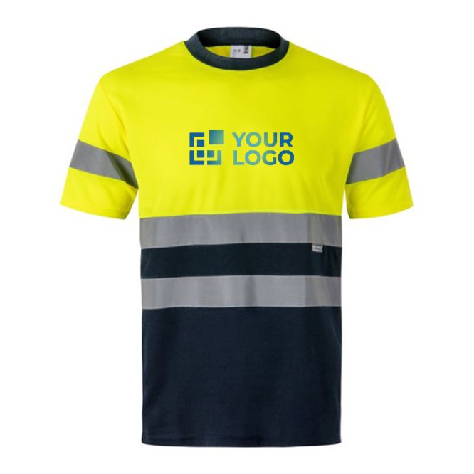 Extra-large high-visibility technical work t-shirt – 140 g/m2 