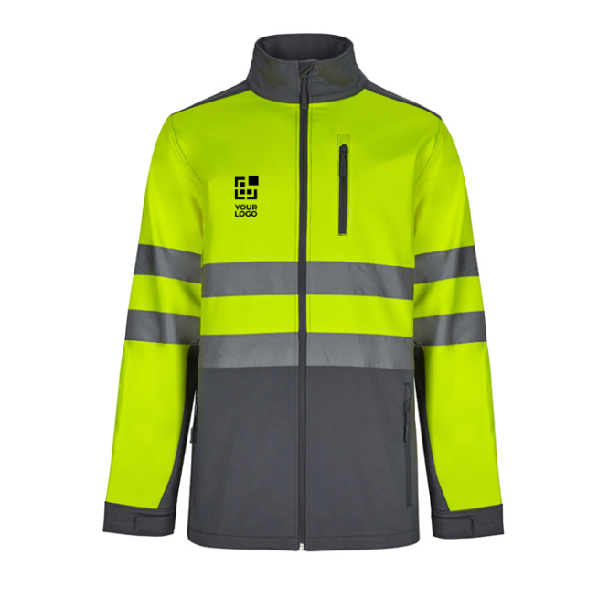 Extra-large softshell work jacket with fleece lining, 280 g/m2, 