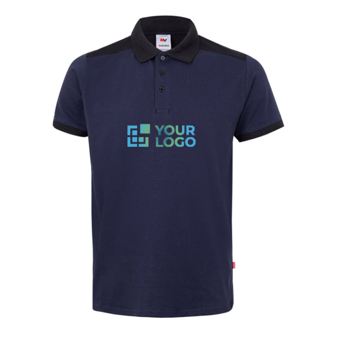 Unisex work polo shirt, short sleeves, polyester, 200 g/m2, 