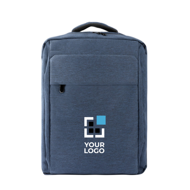 Padded recycled polyester backpack for 15.6