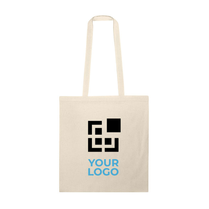 Promotional cotton bag with long handles 100 g/m²