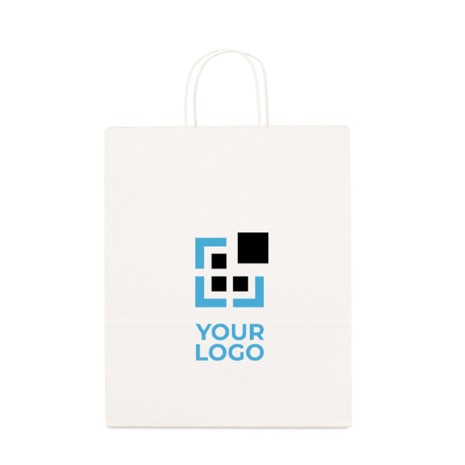 Paper carrier bag from kraft paper, 100 g/m2, Retail Large