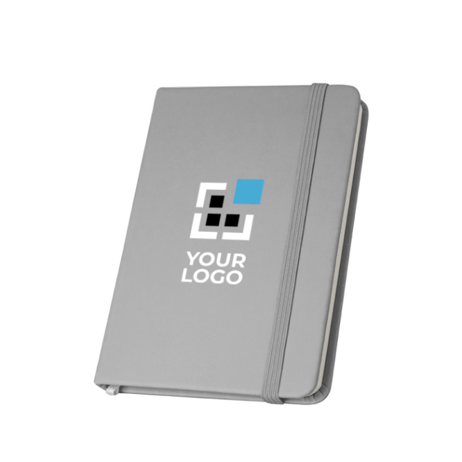 Partially recycled hardcover notebook, A5 lined pages