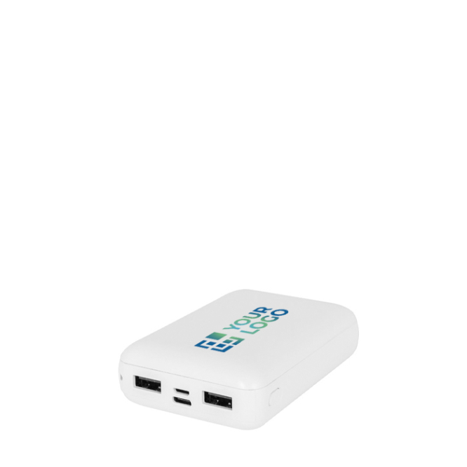 Eco-friendly power bank with charge indicator, 10,000 mAh