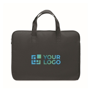 Classic laptop bag in recycled polyester, 15