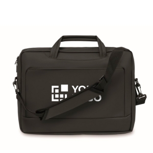 Laptop briefcase with handles and adjustable shoulder strap, 15"