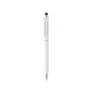 Aluminium pen with antibacterial treatment, blue ink