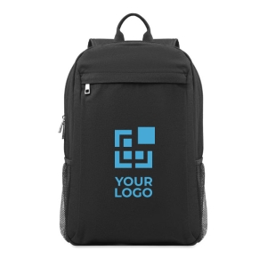 Laptop backpack, washed canvas, 15, 340 g/m2