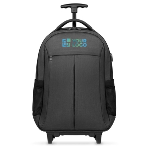 Business trolley backpack, laptop compartment, 15