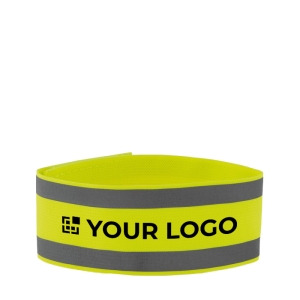Reflective, sporty lycra wristband for promotional events