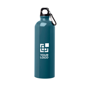 Recycled stainless steel bottle, carabiner, 750ml