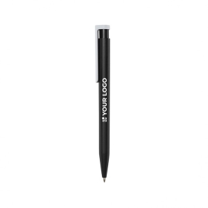 Recycled plastic pen in various colors, black ink