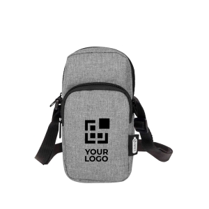 Recycled polyester phone case with adjustable straps