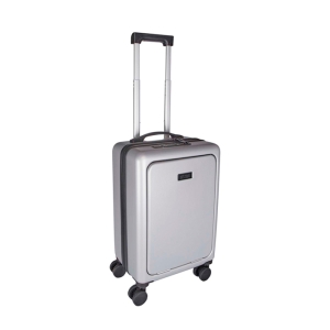Recycled plastic cabin trolley with laptop compartment, 20"