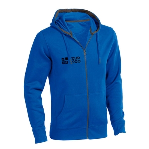 Cotton and polyester branded hoodie, 300 g/m², Elevate Life