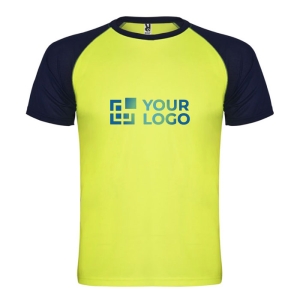 Unisex short-sleeve sports polyester t-shirt 140 g/m², Roly 