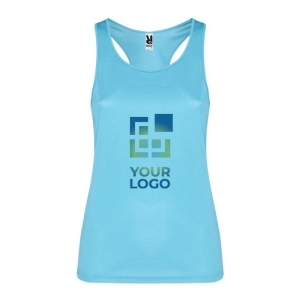 Women's sports vest made of technical fabric, 140 g/m², Roly