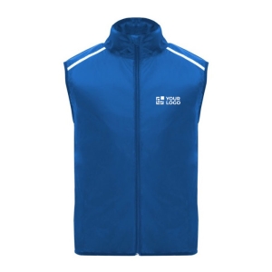 Windproof and breathable unisex running vest, 70 g/m², Roly