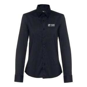 Women's cotton and polyamide shirt, 115 g/m2, THC Paris