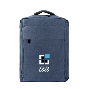 Padded recycled polyester backpack for 15.6" laptop