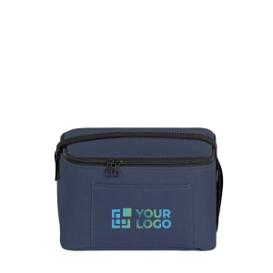 Recycled polyester thermal bag with adjustable strap, 6L