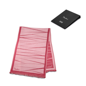 Elegant women’s scarf, viscose and polyester, 225 g/m2