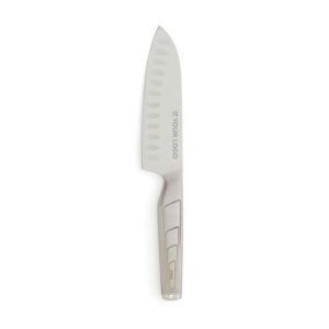 Japanese-style steel kitchen knife, Santoku