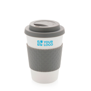 Microwave-safe plastic cups for promotions, 270 ml