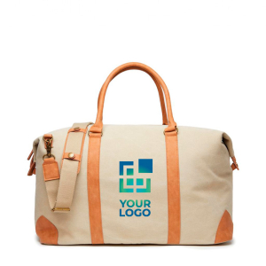 Quality, promotional recycled canvas weekend bag