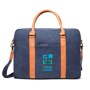 Elegant padded recycled laptop briefcase, 16"