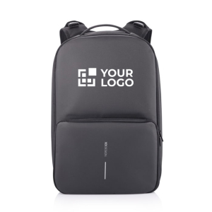 Work and gym backpack with RFID and anti-theft protection