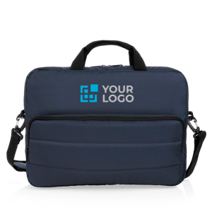 Eco laptop briefcase with handle and shoulder strap, 15.6"