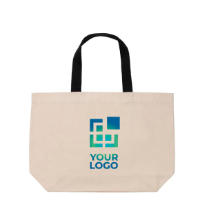 Large promotional recycled canvas bag, 240 g/m²