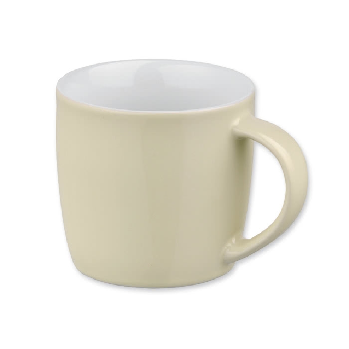 Coffee mug in bright colours, 370 ml, Mochaccino