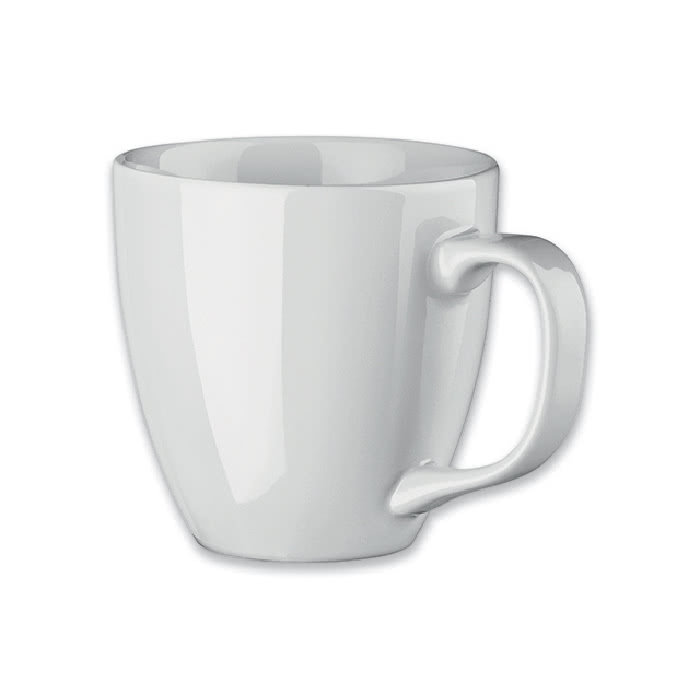 White porcelain mug in Pantone colour, 460 ml, Custom