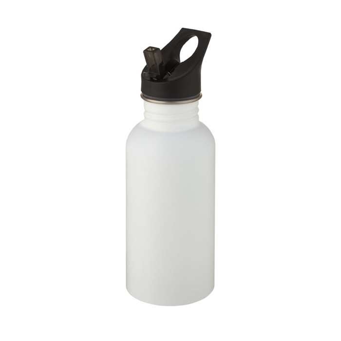 Steel bottle with sports nozzle and matte finish, 500 ml