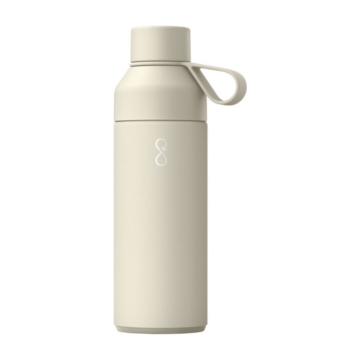 Stainless steel and recycled plastic thermos, 500 ml