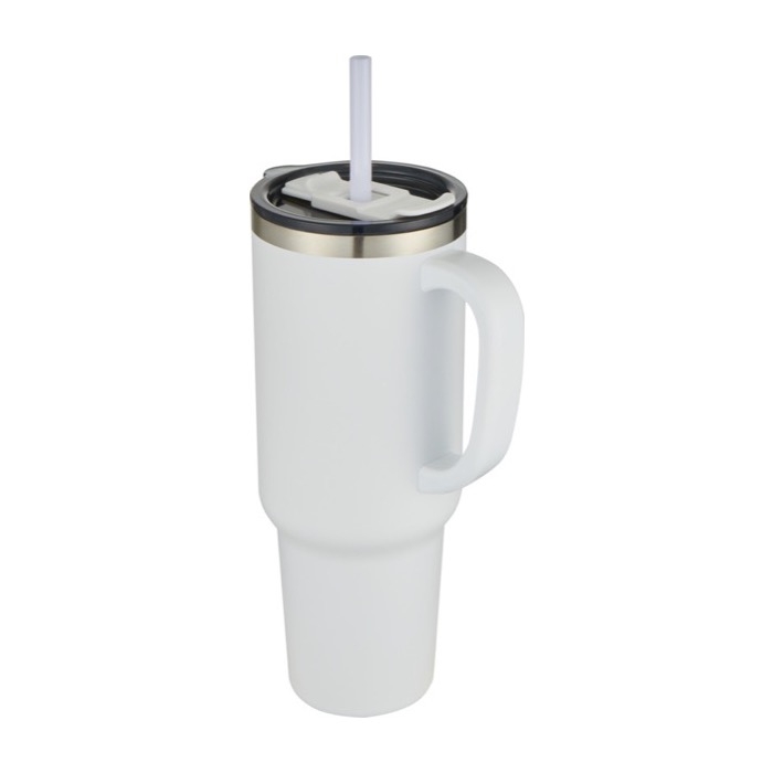 Copper double-wall vacuum-insulated straw cup, 1.2 L
