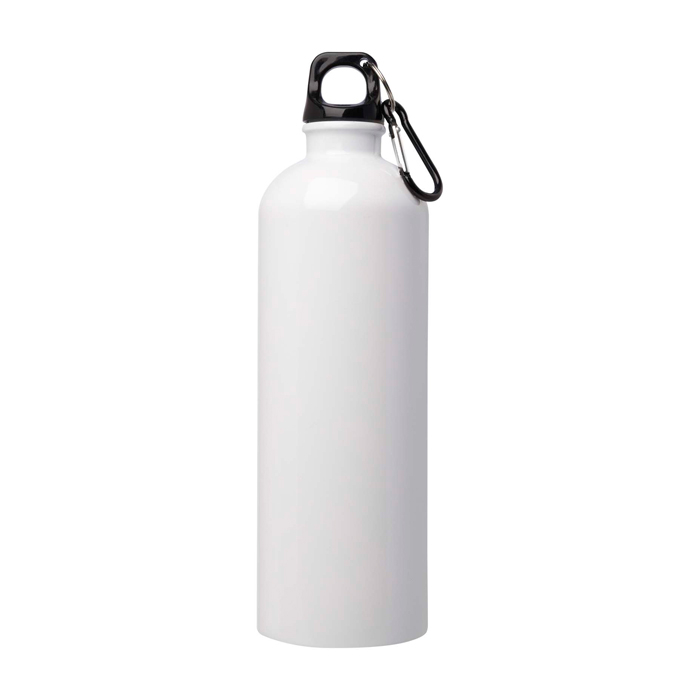 Recycled stainless steel bottle, carabiner, 750ml
