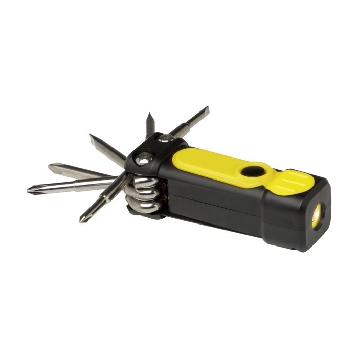 8-piece screwdriver set with 2 LED lights and Phillips heads