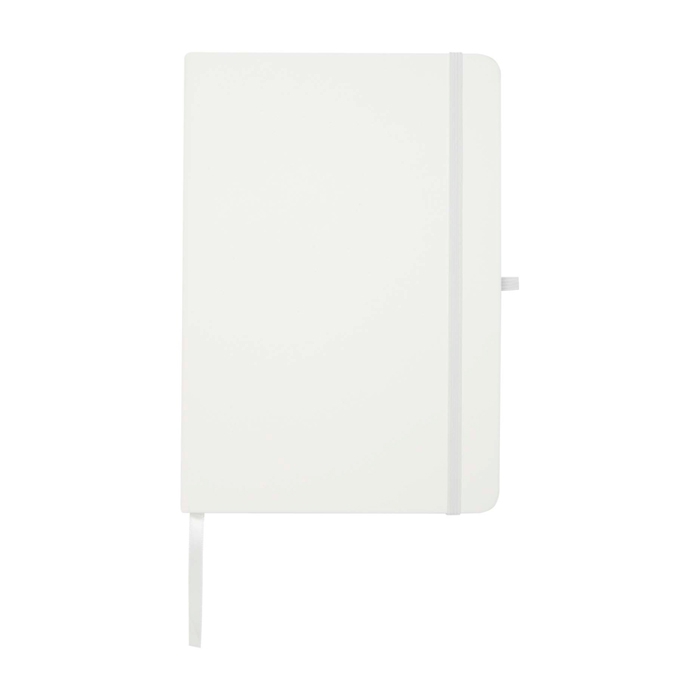 Recycled paper notebook with hard cover, A5, ruled pages
