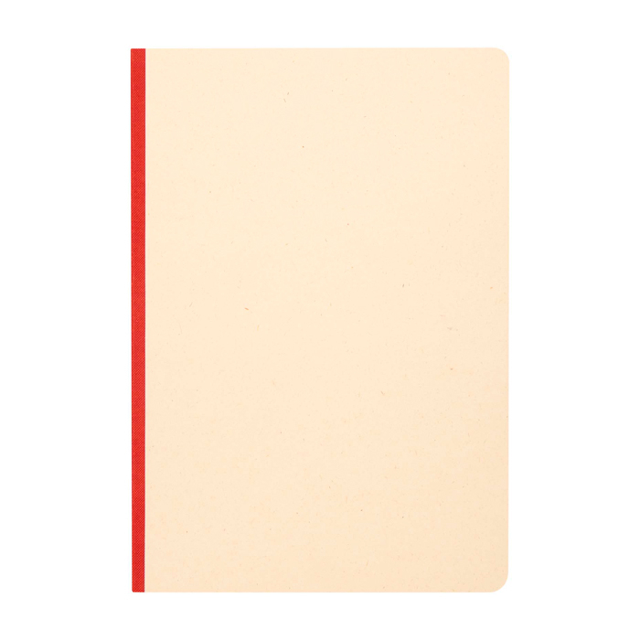 Soft cover notebook, sugarcane paper, RPET, A5, ruled pages