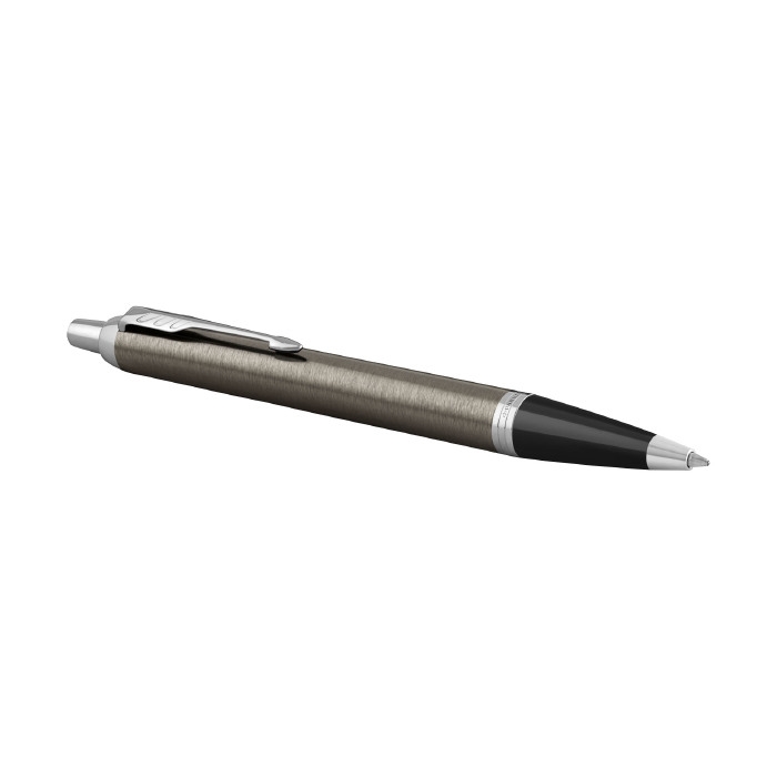 Pen in high-quality metal blue ink, Parker IM Silver