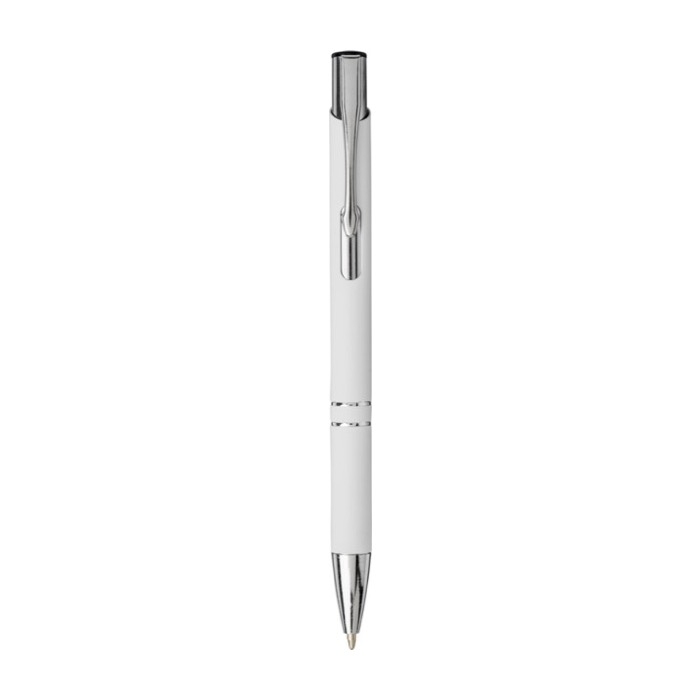 Aluminium pen with soft-touch coating, black ink