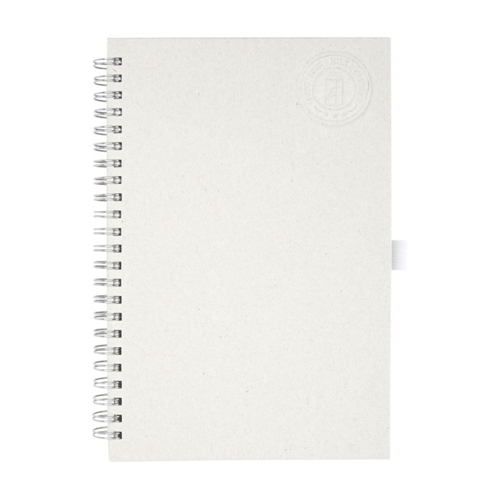 Notebook made from recycled cardboard, A5 lined pages