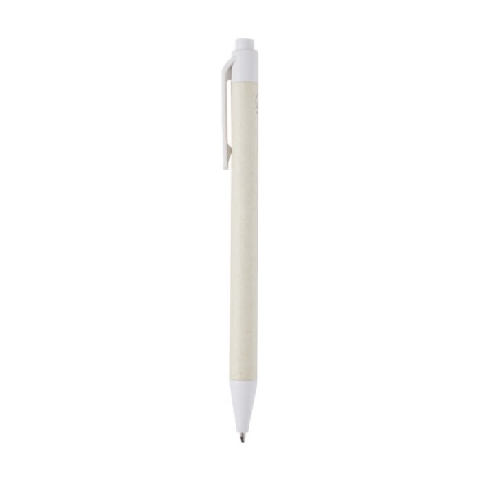 Recycled material pen in various colours with black ink